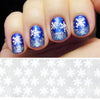 2Pcs Holographic Christmas Snowflake Starry Nail Foils Nail Art Stickers