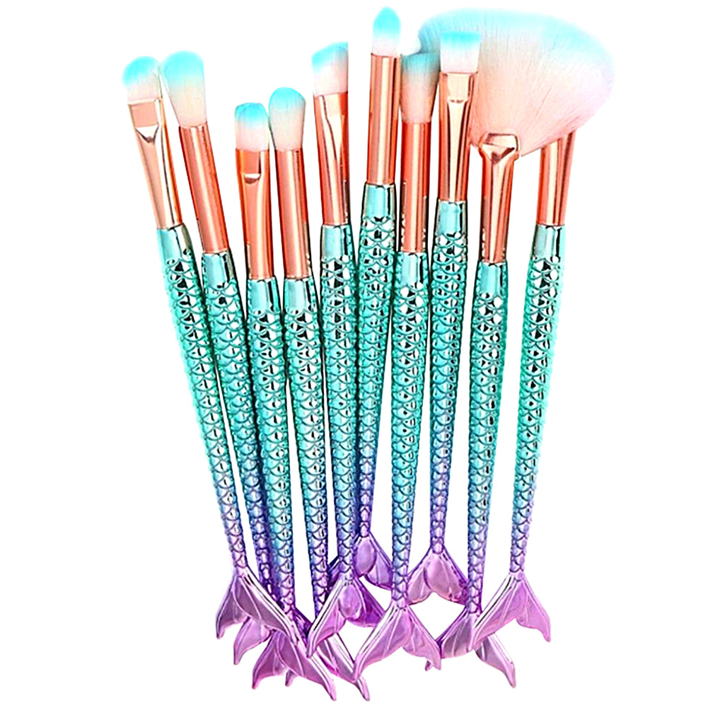Mixed Colors Blending Brushes With Cap 10pcs/set DIY
