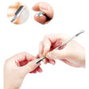 Double-end Nail Pusher Spoon Remover Stainless Steel Cuticle Manicure Cleaner Tools