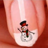12Sheets Christmas Snowflakes & Snowmen Theme Water Decals Transfer Nail Stickers