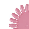 Pink Oval Swatches False Nail Tips Display Fake Nails Tools