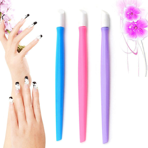 Plastic Handle Nail Cuticle Remover Nail Tool For Manicure