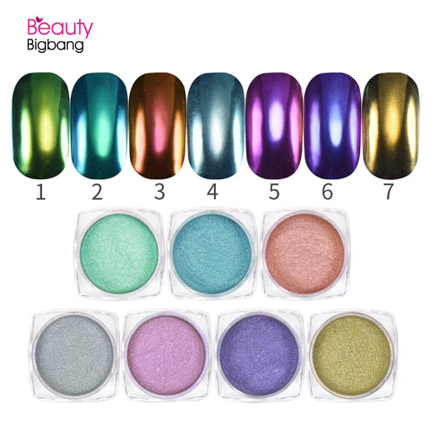Beautybigbang 1pcs Shell Glimmer Nail Polish Shiny Glitter Nail