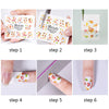Ice Cream Cake Patterns Water Decals Transfer Nail Art Stickers BBB006