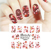 Chocolate Cake Series Water Decals Transfer Nail Art Stickers BBB007
