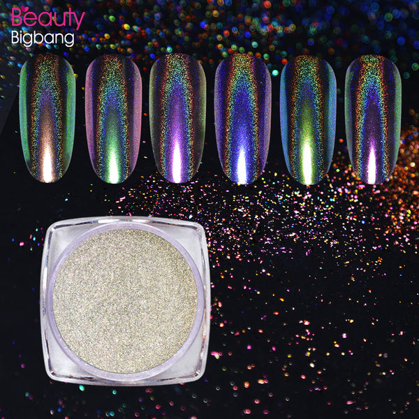 0.2g/Box Chameleon Shining Laser Shell Glimmer Powder Nail Shimmer Mermaid Pearl Nail Glitter For Manicure