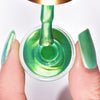 9ML Green Shiny Mermaid Shell Nail Polish For Manicure Nail Art 006