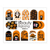 Halloween Series Design Water Decals Transfer Nail Art Stickers BBB015