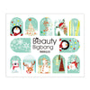 Christmas Series Water Decals Transfer Nail Art Stickers BBB020