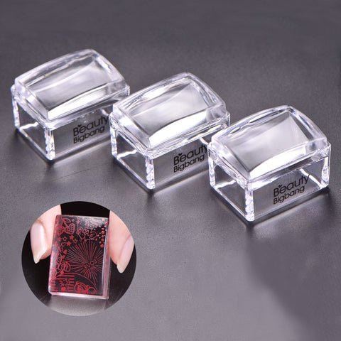 12Pcs Multiple Pattern Nail Stamping Plates Kit With Clear Jelly Stamper  For Nail Art Starter