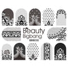 Lace Floral Design Water Decals Transfer Nail Art Stickers BBB030