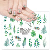 1 Sheet Water Transfer Butterfly leaf theme Nail Sticker Decals