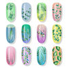 1 Sheet Water Transfer Butterfly leaf theme Nail Sticker Decals
