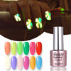 6ML LightGreen Luminous Soak Off UV Gel Polish Fluorescence Nail Varnish 003