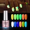 6ML YellowGreen Luminous Soak Off UV Gel Polish Fluorescence Nail Varnish 002