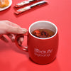 Creative Red Heat-resistant Mug Cup Coffee Ceramic Mugs
