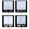 24Sheets Wave Line Smile Stencil Tips Guide French Style Nail Stickers Nail Accessory