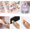 Black Hollow Sliders Water Decals Transfer Nail Stickers For Manicure