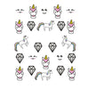 Unicorn Cartoon Patterns Water Decals Transfer Nail Art Stickers For Manicure