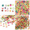 Polymer Clay Fruit & Feather Theme Nail Art Sticker Nail Decoration