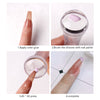 Double Ended Transparent Jelly Pads Silicone Nail Art Jelly Stamper Plastic Nail Art Stamping Stamper for Manicure Tool