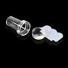 Clear Marshmallow Silicone Jelly Stamper & Scraper for Stamp Nail Art Tool 2.4cm