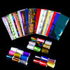 24 Sheets Mixed Shinning Foils Laser Shinning Transfer Tips Nail Art Stickers