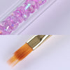 UV Gel Liner Dotting Tool Cat Eyes Handle Nail Brush Painting Nail Tool