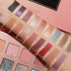 18 Colors Waterproof Glitter Pigment Eyeshadow Palette For Makeup