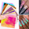 16 Colors Flame Nail Stickers Flame Nail Art
