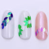Holographic Chameleon Horse Eye Shaped Paillette Nails Accessories