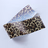 4pcs Leopard Print Stickers On Nails Foils Starry Sky