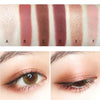 6 Colors Silky Matte Glitter Eyeshadow Powder Palette Set for Eye Makeup