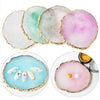 Round Board Resin Stone Color Painting Palette Holder For Nail Art Tips Display