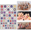 3D Glitter Star Jewelry Geometry Nail Art Decals Adhesive Nail Art Stickers