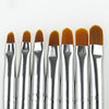 7Pcs /Set Acrylic Painting Nail Dotting UV Gel Nail Art Brush For Manicure