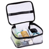 Top Handle Transparent Travel Cosmetic Bag Suitcase Storage