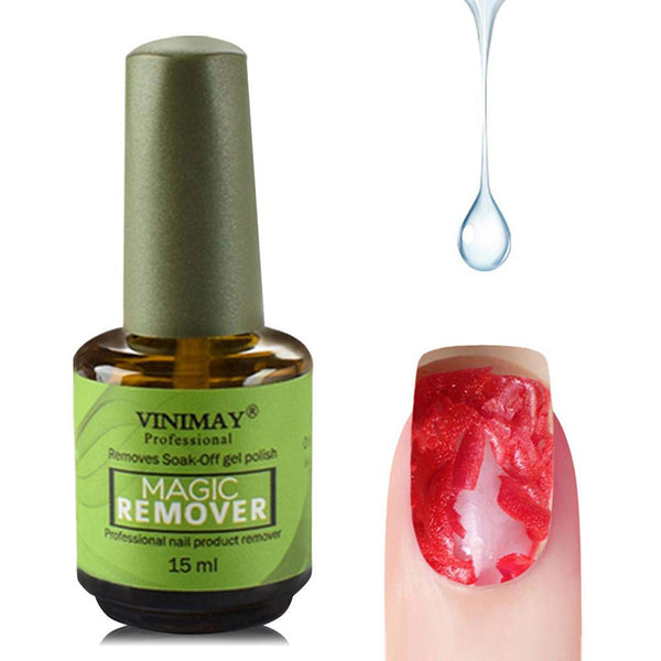 Remove Gel UV Vernis à Ongles Magic Remover Soak Off Primer Nail Art Acrylique Nettoyer Nail Art Soak Off Remover Gel 15ml