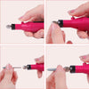 Cuticle Cleaner Dust Drill Brush Rotary Polishing Nail Tool
